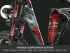 SAMEBIKE RS‑A08 Pro – 750 W full-suspension fat‑bike e‑mountain, 48 V 17 Ah, 120 km táv, 45 km/h