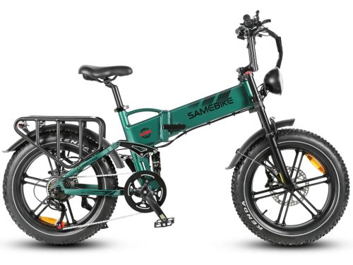 SAMEBIKE RS‑A02 – 1200 W összecsukható fat‑bike e‑bike, 48 V 17 Ah, 120 km hatótáv, hidraulikus fékek