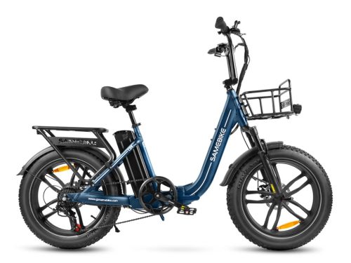 SAMEBIKE C05 Pro – 500 W fat‑tire összecsukható e‑bike, 32 kg, 70 km hatótáv 